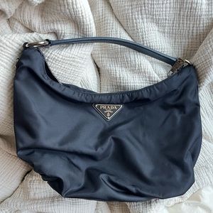 PRADA NYLON HOBO SHOULDER BAG